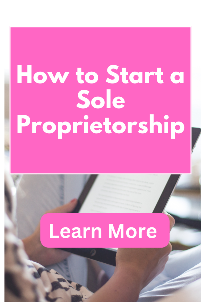 How to Start a Sole Proprietorship