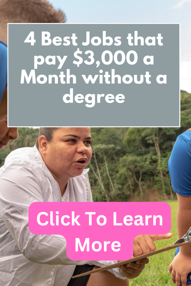 Less Job Pay 4 Best Jobs that Pay $3,000 a Month without a Degree - InnateMarketer