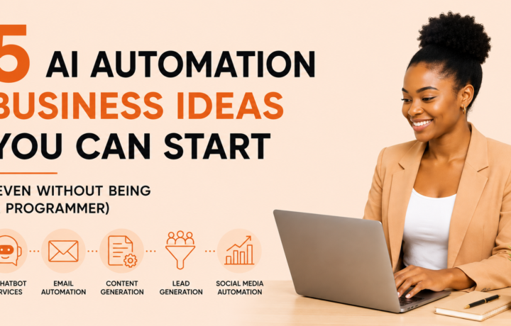 5 AI Automation Business Ideas You Can Start (Even Without Being a Programmer)